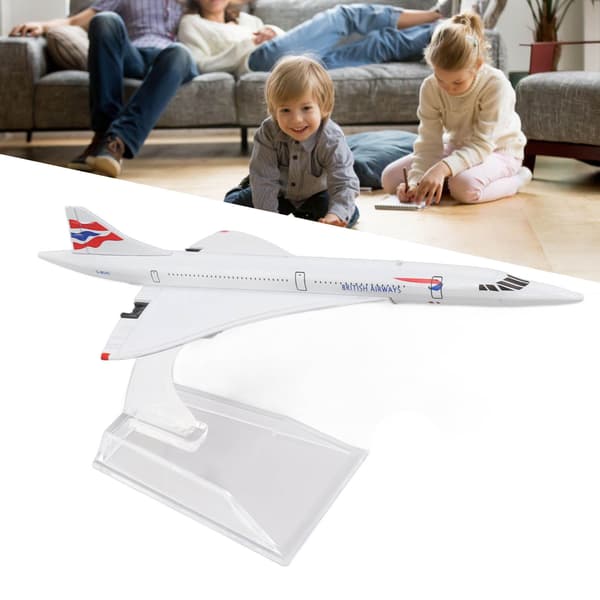 Samlerobjekt Diecast Flymodel i Metal til Børn og Voksne - Perfekt Skrivebordsdekoration