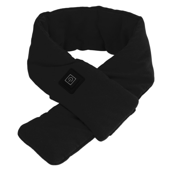 Varmetørklæde Vaskbart hudvenligt elektrisk opvarmet tørklæde med 3 justerbare gear til voksne Børn ÆldreSort