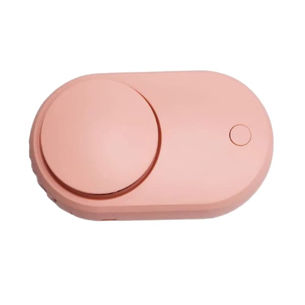 Elektrisk øyenvippevifte USB oppladbar bærbar håndholdt mini elektronisk vippevifte for poding, rosa