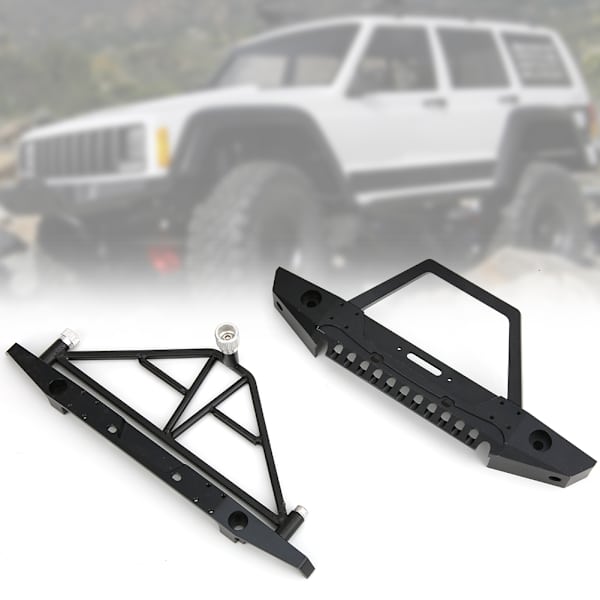 Metal RC-auton etu- ja takapuskurin lisävaruste sopii Axial SCX10 90046 1/10 RC-autoon