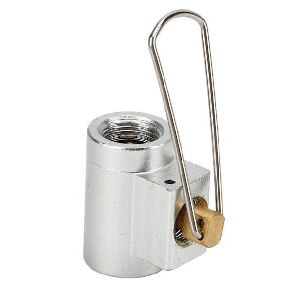 Utomhus gasbehållare påfyllningsventil i aluminiumlegering frostad gasbehållare ömsesidig påfyllningskoppling för camping vandring