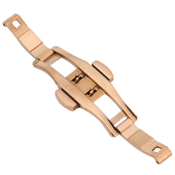 Watch 6 mm 21 mm hopfällbart watch för manlig hona Rose Golden