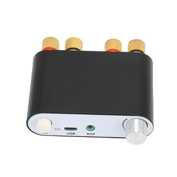 Bluetooth 5.0 Audioforstærkerkort 50W+50W 2.0 2-kanals stereoforstærkermodul Sort