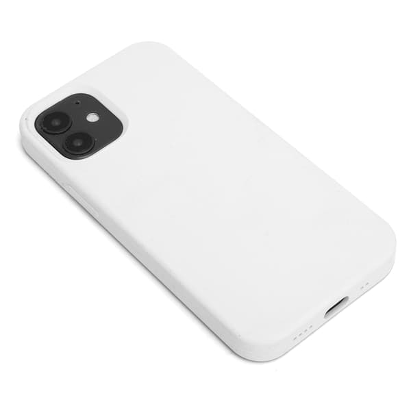 Telefonsilikonskal Skyddsfodral Stötsäkert Mobilskal Passar för IOS 12 Mini (Vit)