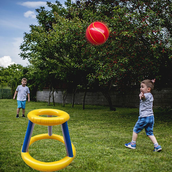 Uppblåsbar basketkorg Vattenspel Leksak Barn Basket Toss Spel Leksak Barn Vattensport