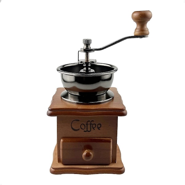 2025 Ny Manuell Kaffekvern, Vintage Stil Tre Kaffebønne Håndkvern Kaffekvern Rulle Keramisk