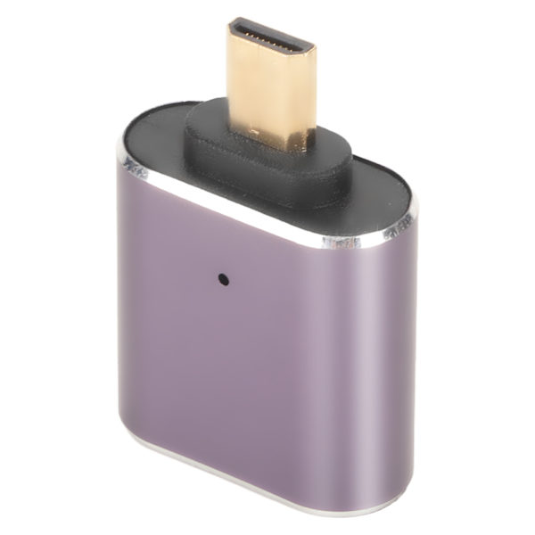 HD Multimedia Interface Hona till Micro HD Multimedia Interface Adapter med LED-ljus 48Gbps Stöd 8K Micro HD Converter
