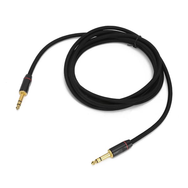 JORINDO JD6221 Elgitarrförstärkarkabel 6,35 MM Hankontakt Ljudgitarrkabel 1/4 tum Instrumentkabel 6m / 19,7ft