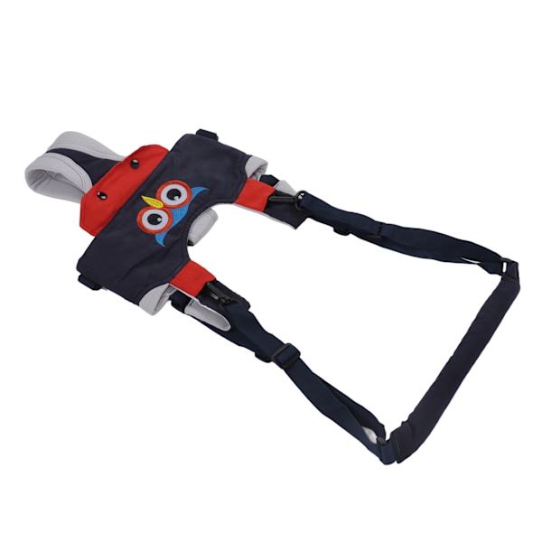 Baby Walking Harnesses Assistant Justerbar Mjuk Andningsbar Tyg Handhållen Toddler Walk Helper Mörkblå