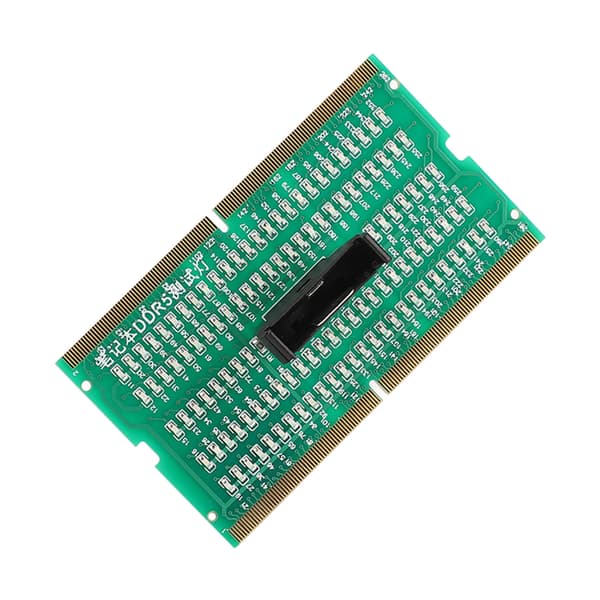 RAM-minnesplatstestkort PCB Notebook Diagnostiskt testkort för DDR5-gränssnitt moderkort med LED-indikator