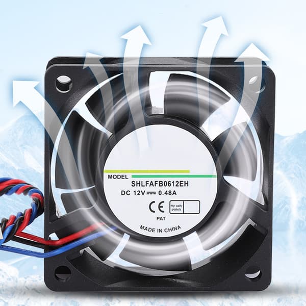 6CM/2.4in 12V 0.48A 6800RPM Køleventilator Køleribbe til Computer Strømforsyning