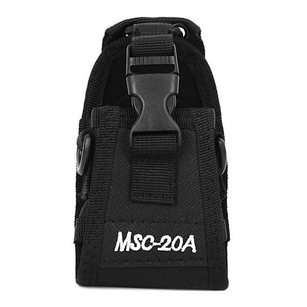 MSC-20A Universal Nylon Justerbar Tvåvägs Radio Walkie Talkie Midjeväska Cover med rem
