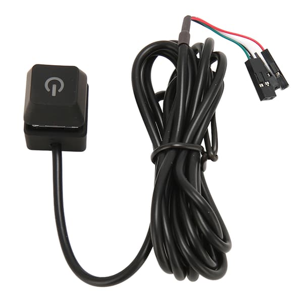 PC-strømknappforlengelse Ekstern Fleksibilitet PC-strømbryter Strømforsyningskontroll Adapterkabel Datamaskinvertsknapp 1,65 meter/5,4 fot