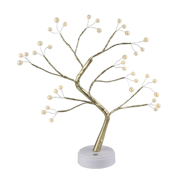 LED Bonsai-puu Lämmin Valkoinen Valaistus Tekohelmi 36 LED-valoa Koti Dekoraatio Kaukosäätimellä