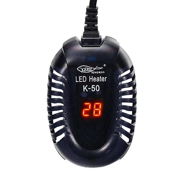 LED-lämpötilanäyttö - 50 W Mini Uppoakvaariolämmitin kalasäiliölle
