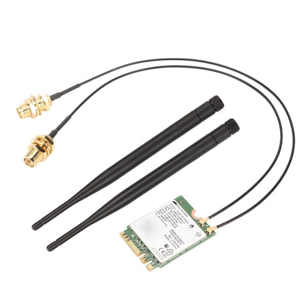 Trådløst netværkskort Gigabit Tri Band WiFi 6 Generation 802.11AX Standard 6GHz 5GHz 2.4GHz M.2 NGFF trådløst kortmodul