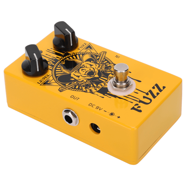 Fuzz Effect Pedal Elgitarr Fuzzy Bear All Metal Shell Musikinstrumenttillbehör