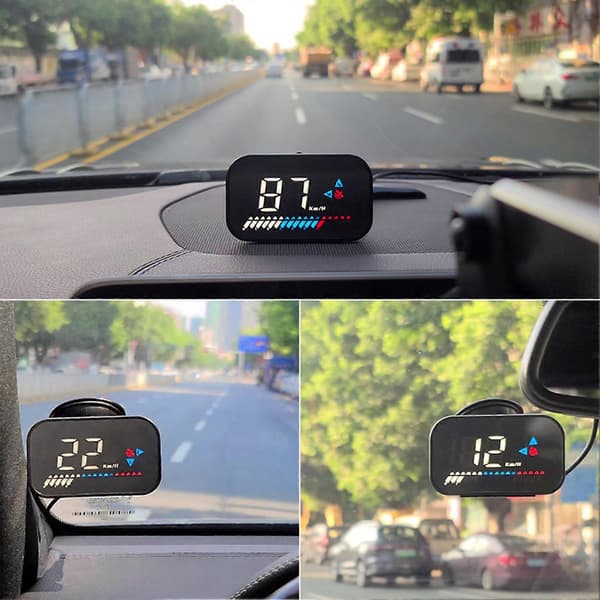 Head Up Display til Biler USB Genopladelig Køretøjshastighedsindikator Egnet til Alle Biler