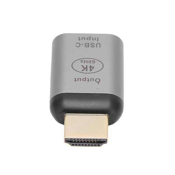 Typ-C hona till HD Multimedia Interface-adapter 4K 60Hz-adapter Typ C 4K-omvandlare för Windows/Android/OS X