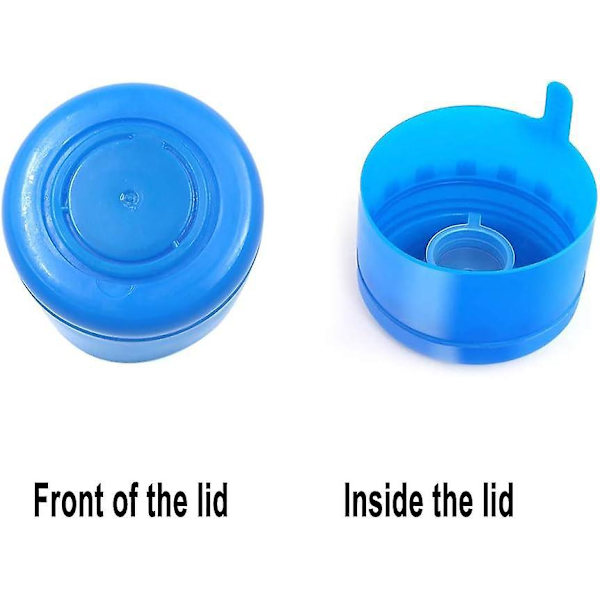 12-pack med återanvändbara, spillfria vattenkannakapsyler för 3/5 gallon flaskor