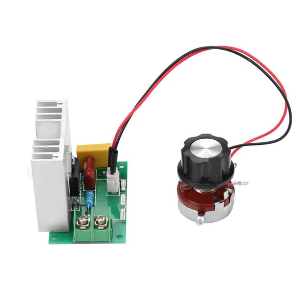 AC 0-220V 4000W 40A AC Motorhastighetsregulator Spenningsregulator LED Dimmere