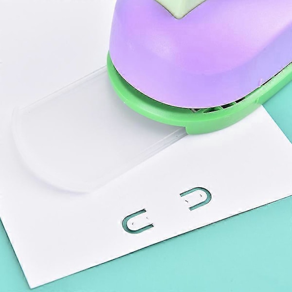 DIY Håndverk Calico Trykking Scrapbook Hull Øredobber Kort Hullkutter