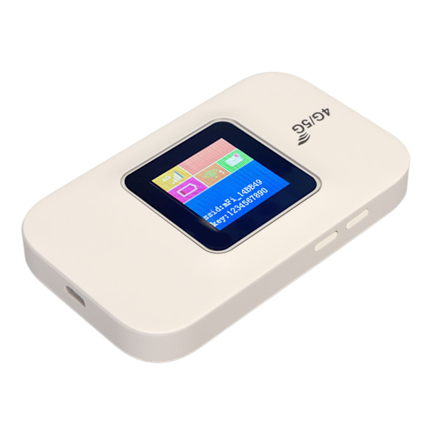 4G WiFi-router 150 Mbps Micro SIM-kortspor 10 enheder understøtter LCD-skærm Mobil WiFi Hotspot til bærbar computer Telefon Computer