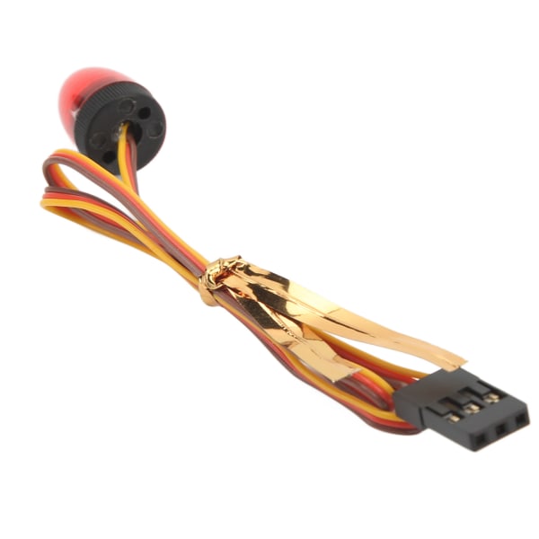RC-auton hälytysvalo 5 valotilaa High Simulation Pyöreä Kompakti 10x15mm LED-varoitusvalo 1/10 RC-autolle