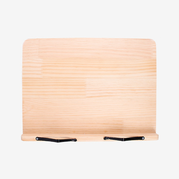Kirjanlukujalusta Monitoiminen Puinen Luku Jalusta Säädettävä Kannettavat Tietokoneet Tabletit Kirjanpidin Metalliklipsillä 35x25cm/13.8x9.8in