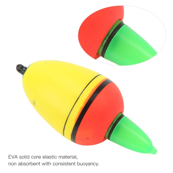 Lighted Glow Fishing Bobbers - Luminous EVA Floats -tarvikkeet (40g / 1,4oz)