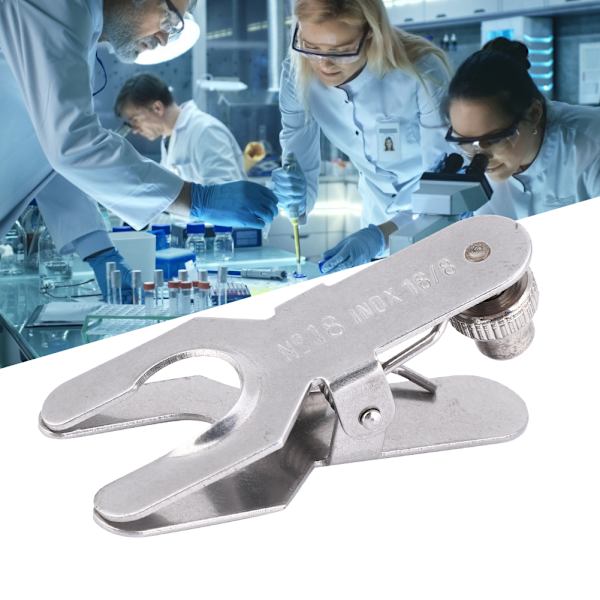 Rostfritt stål labbklämma klämma glaskula klämma laboratorieverktyg 18#