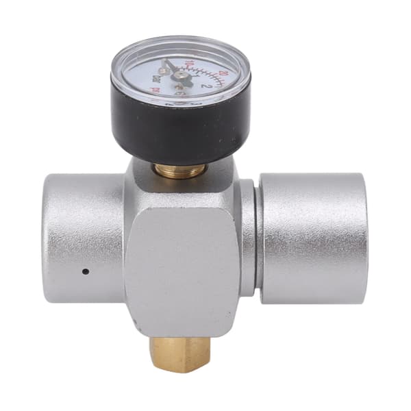 Vanntrykksreduseringsventil 0‑60PSI Rustfritt Stål Trykkregulator Multifunksjonell Slangetrykkregulator for Hjemmebrygging