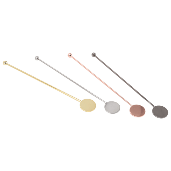 4st rostfritt stål Cocktail Layering Stick Kaffe Dryck Omrörare Stick för restauranger Mjölk Te Shop
