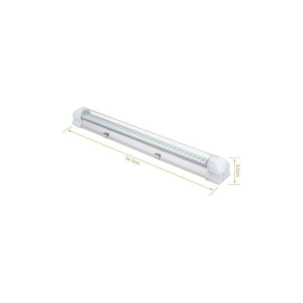 900 lm 34,5 cm LED-list – 12V DC interiörbelysning – Dubbelhäftande tejp ingår – För husbilar och kök
