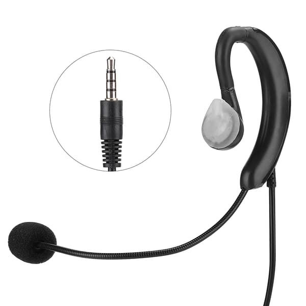 Korvakoukku 3.5MM Matkapuhelin Kuulokemikrofoni Tabletti Mikrofoni Kuuloke MIC 100-5600Hz
