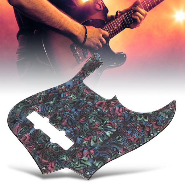 63mm Elektrisk Gitar Pickguard GQ110 Elektrisk Bassgitar Pick Guard Erstatning