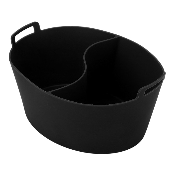 Långsamkokare Liner Matkvalitet Silikon Läckagesäker Återanvändbar Värmebeständig Gryta Divider Liner Svart