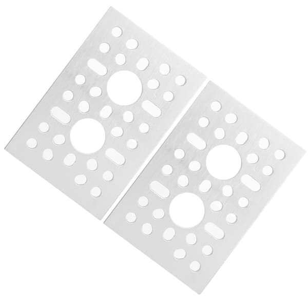 2 st Aluminium Grid Plate Vägg Mesh Panel Display Industriell Kontrollkomponent 3123‑0048‑0072