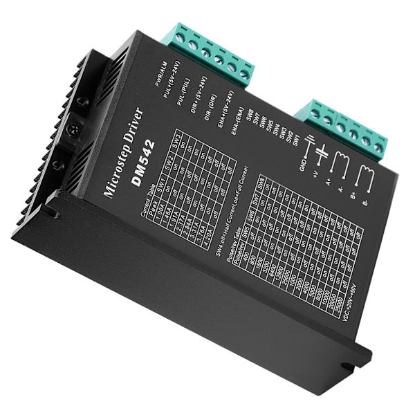 Microstep Driver Stepper Motor Driver 2-faset Høj Underinddeling PWM Strømstyring DM542