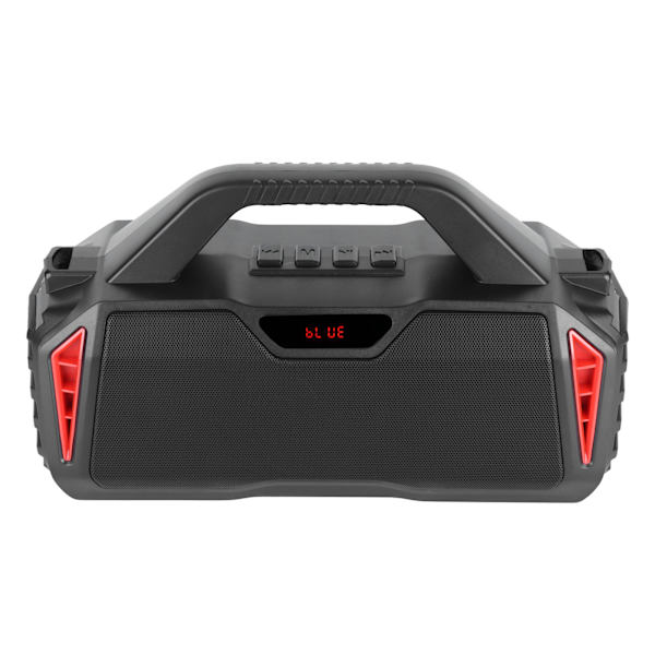 Bluetooth-högtalare med hög volym, bärbar tung bas, musikspelare med mikrofon för utomhusbruk, röd