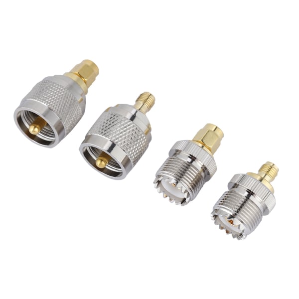 4 sarjan SMA-UHF-sovitin UHF-uros/naaras-SMA-naaras/uros RF-koaksiaalisovittimen liitin