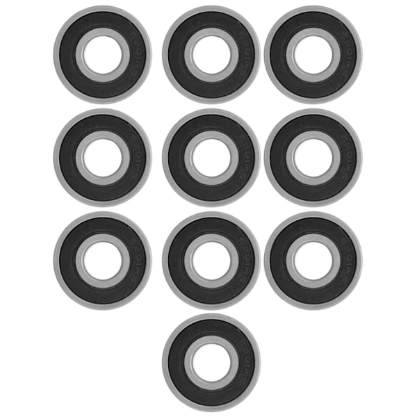 10 stk 6201-RS lager stål dypspor kulelager 12 mm