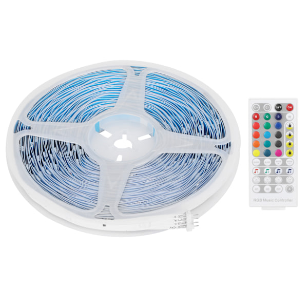 20m 5050 400LED lysstrimmel RGBW stemmestyring musiklampe med 40-tasters infrarød fjernbetjening EU 100‑240V