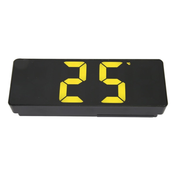 Digital väckarklocka Svart 12/24H temperaturdisplay USB eller batteridriven LED-klocka för kontorssal i sovrum