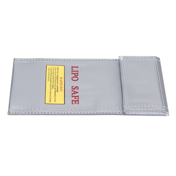 Lithium Ion Battery Safe Bag Brannsikker eksplosjonssikker oppbevaringspose beskytter 10x20cm