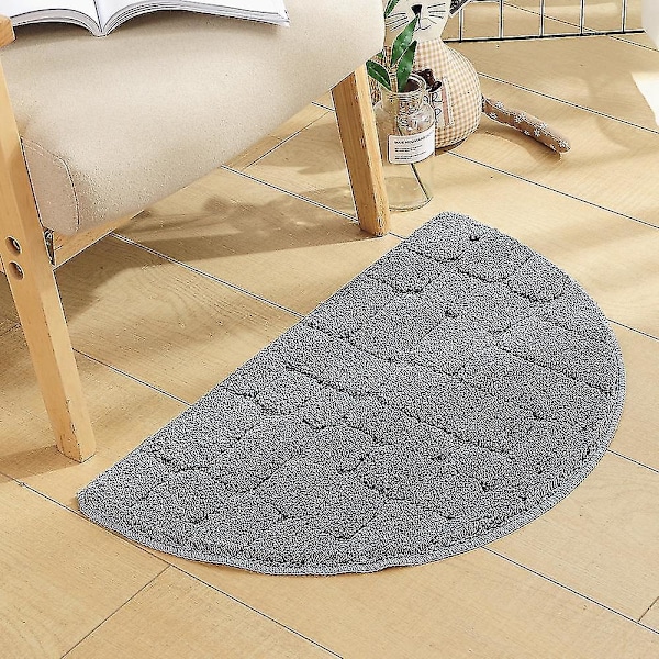 Baderomsmatte Sklisikker Absorberende Myke Tepper (40x68cm, grå)
