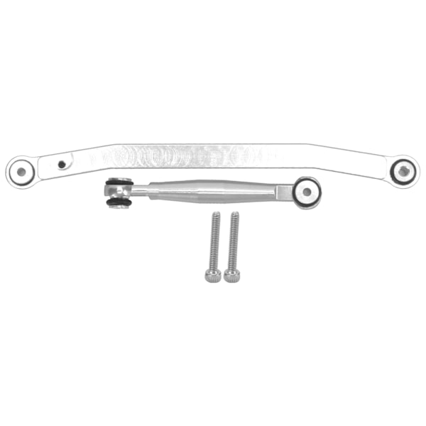 RC-alumiiniseoksesta valmistetut ohjaustangon vetotangot sopivat Axial SCX24 90081 1/24 RC-autojen osiinHopea