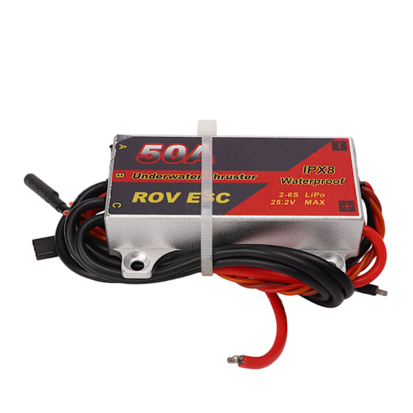 Borstlös ESC 50A IPX8 Vattentät Förseglad PWM Signal Undervattens Thruster ESC för Inner Rotation Motor