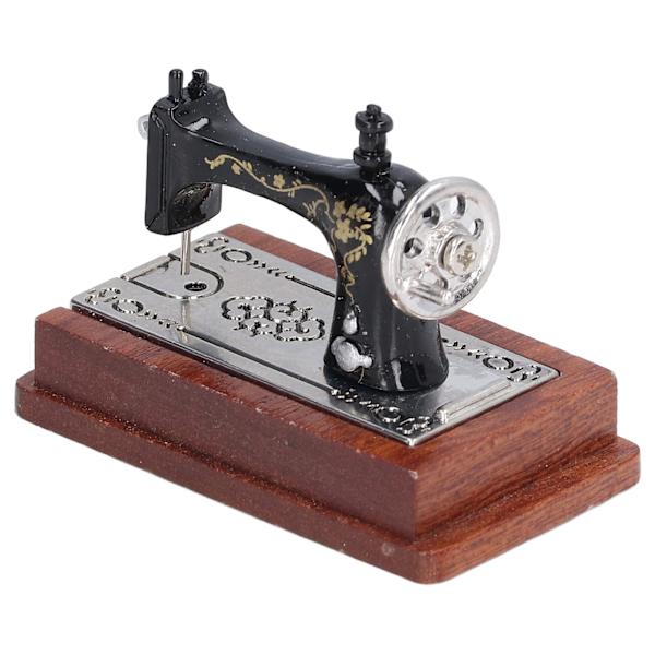 Nukkekodin ompelukone 1:12 Miniatyyri Retro Nukkekodin ompelukone Koti Elämä Kohtaus Lahja Nukkekoti Koriste