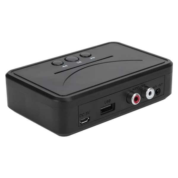 Trådløs Bluetooth 5.0 NFC Musikkmottaker RCA 3,5 mm AUX USB Stereo Lydadapter